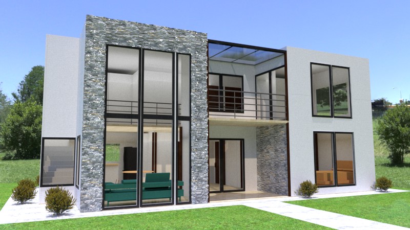 Casa Cúbica Mediterránea 160 M2